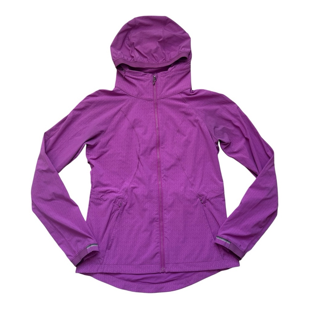 Lululemon Go the Distance Jacket Biggie Washi Weave Embossed Ultra Violet‎ 6